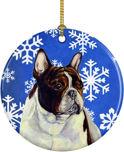 Miniatura 53 de Caroline's Treasures Cavalier Spaniel - Adorno de cerámica para colgar en el árbol de Navidad, para el hogar, Navidad, fiestas, regalo, 3 pulgadas
