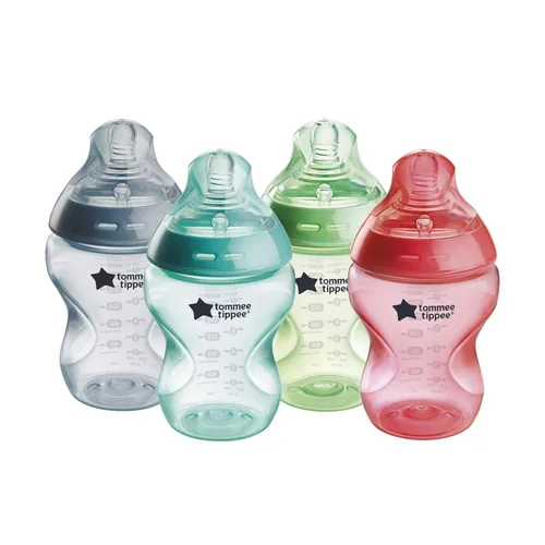 Miniatura 11 de Tommee Tippee Natural Start - Biberones anticólicos de 9 onzas sin BPA, 0+ meses, pezón de flujo lento similar al pecho, autoesterilizante, blues