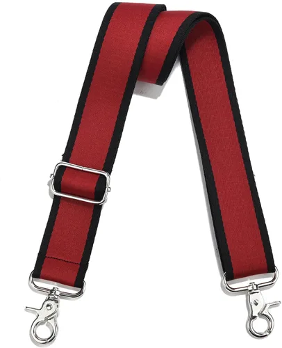 Miniatura 55 de Correa de Bolso Ancha Correa de Hombro Ajustable Correa de Repuesto Cruzada Correa de Bolso de Hardware Plateado