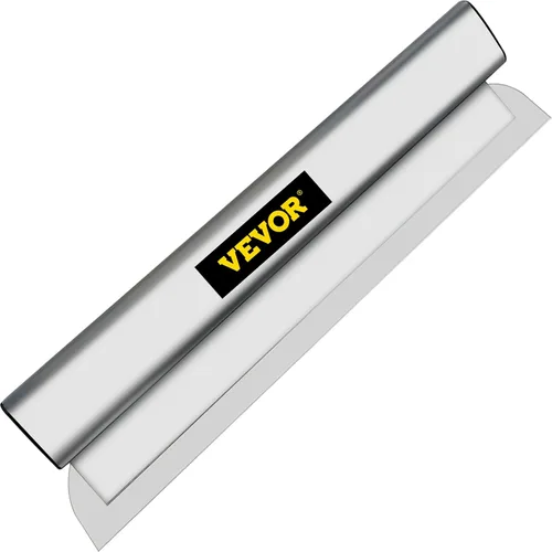 Miniatura 10 de VEVOR Hoja de alisado, cuchillo de alisado de 24 pulgadas, cuchillo de construcción de acero inoxidable europeo, espátula de perfil de aluminio