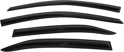 Miniatura 9 de IKON MOTORSPORTS - Viseras de ventana compatibles con Toyota Camry 2007-2011, deflectores de viento Aero JDM ahumados, 2008 2009 2010