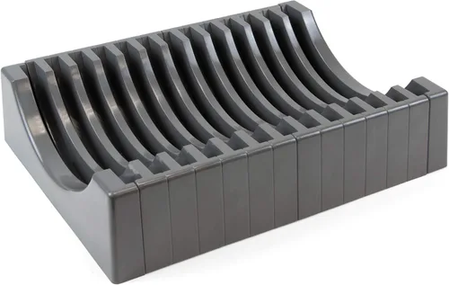 Miniatura 9 de Emuca - Organizador de platos para muebles con capacidad para 13 platos, plástico gris, plástico