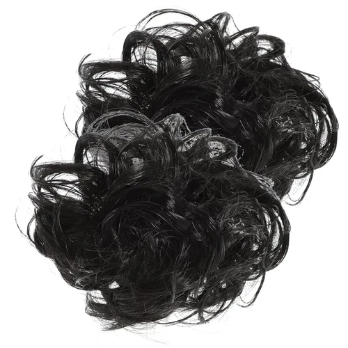 Miniatura 12 de OSALADI Pinzas para el cabello rizado, 2 piezas, pinza de pinza de peluca, moño de pelo falso de fibra As Shown 5