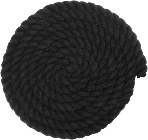 Miniatura 70 de West Coast Paracord - Cuerda de algodón natural trenzada de 3 hebras, 1/4, 1/2, 5/8, 3/4 y 1 pulgada de diámetro, 10, 25, 50, 100 pies Escala