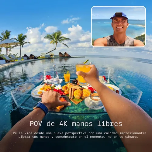 Miniatura 3 de Insta360 GO 3S - 128 GB Negro 4K Cámara de vlog pequeña y portátil, POVs manos libres, montaje en cualquier lugar, estabilización, vida útil