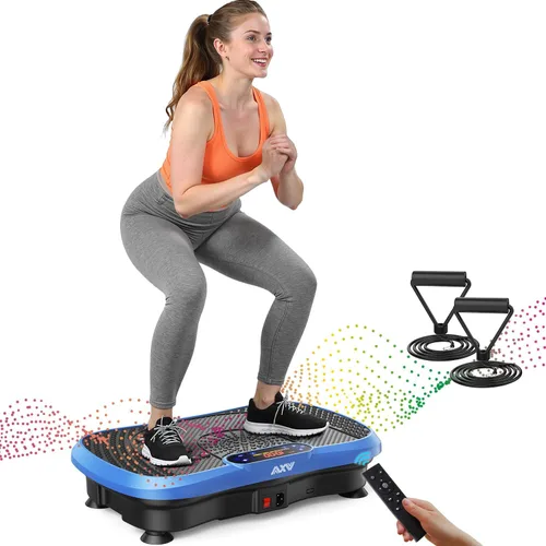 Miniatura 13 de AXV Vibration Plate Fitness Platform Exercise Machine Vibrating Shaking Full Body Shaker Workout Vibrate Stand Shake Board Sport for Weight Loss Fat