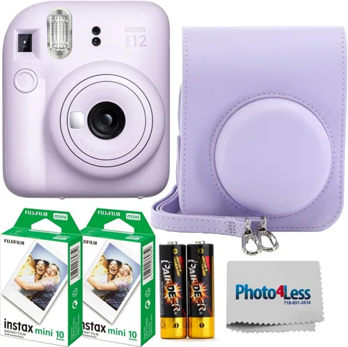 Miniatura 12 de Fujifilm Instax Mini 12 - Cámara de película instantánea color verde menta, paquete doble de película instantánea Fujifilm Instax Mini 20