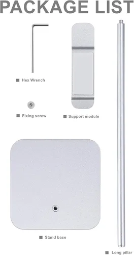 Miniatura 7 de Soporte de auriculares para escritorio, soporte de auriculares de aluminio con base pesada y almohadilla antideslizante, soporte de auriculares