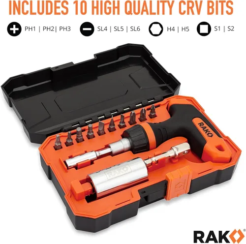 Miniatura 6 de RAK Universal Socket Grip (0.276 - 0.748 pulgadas) - Llave de trinquete multifunción, adaptador de taladro eléctrico de 15 piezas, conjunto