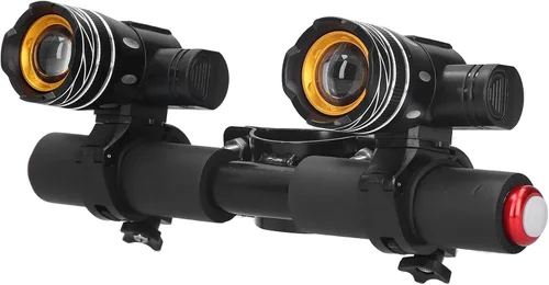 Miniatura 8 de Faros delanteros para manillar de scooter, luces de bicicleta recargables por USB, kit de luz de tercer engranaje para scooter