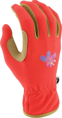 Miniatura 5 de Miracle-Gro MG86201 Guantes de palma de cuero sintético
