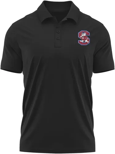 Miniatura 30 de Camisa polo deportiva oficial de la NCAA Collegiate para hombre, colección con logotipo en el pecho izquierdo