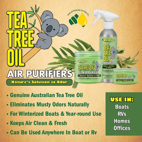 Miniatura 5 de STAR BRITE ATTIA - Purificador de aire de gel de aceite de árbol de té australiano puro certificado – tina – 8 onzas (096508)
