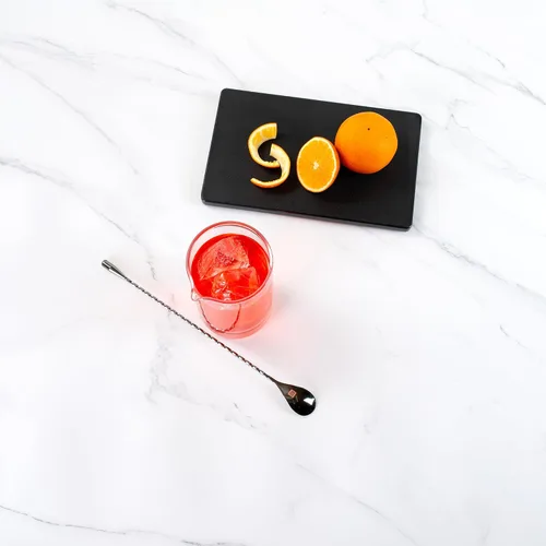 Miniatura 9 de Restaurantware Bar Lux - Cuchara de barra de 12 pulgadas, 1 cuchara agitadora de cóctel con mango de sacacorchos, cuchara mezcladora larga de acero