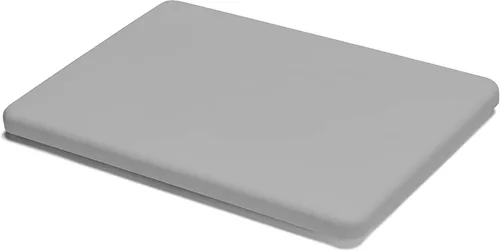 Cojín de espuma para asiento de ducha, impermeable y antideslizante, fácil de limpiar, color plateado