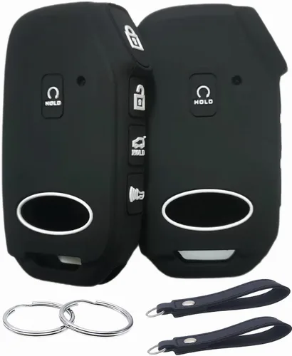 REPROTECTING Funda de goma de silicona para llavero compatible con Kia Cadenza Forte Forte5 K5 NIRO Rio Seltos Sorento Soul Sportage Stinger