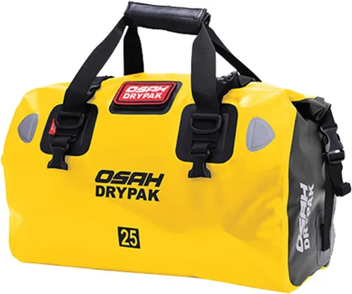 Miniatura 17 de Bolsa de lona impermeable y maleta - Bolsa seca para motocicleta, bolsas de sillín con cierre enrollable, gran espacio de almacenamiento, para Negro