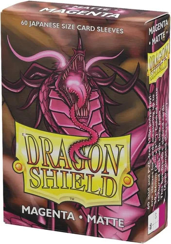 Miniatura 24 de Dragon Shield Fundas Mate de Tamaño Japonés para Tarjetas 60 Unidades - Fundas TCG Premium Lisas y Resistentes - Compatibles con Yu-Gi-Oh, NEGRO