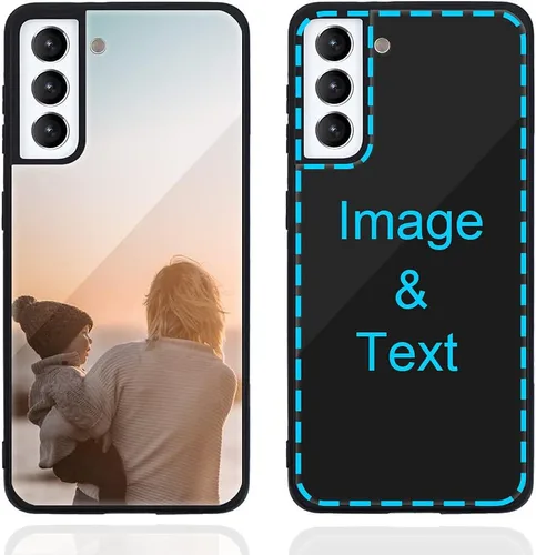 Miniatura 307 de Funda de teléfono personalizada para Samsung Galaxy S22+ / S22 Plus 5G, funda de TPU suave de vidrio templado antiarañazos personalizada con foto