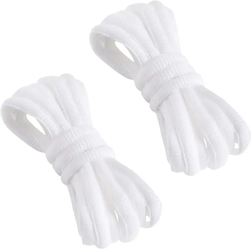 VSUDO 2 pares de cordones ovalados para tenis, tenis de béisbol, tenis deportivos atléticos, para hombres o mujeres