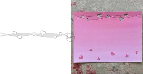 Miniatura 32 de DzIxY Troqueles de corte de metal en forma de corazón simples para kit de fabricación de tarjetas, juegos de troqueles de papel en relieve, 7