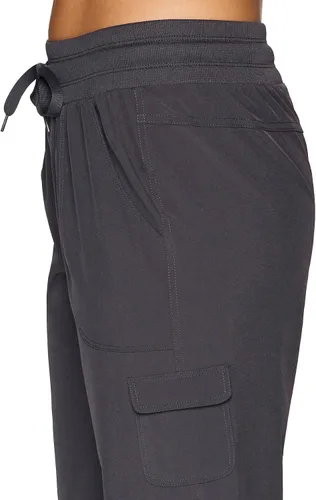Miniatura 52 de RBX - Pantalón capri deportivo con cordón,ligero, con bolsillos y estilo cargo, para mujer