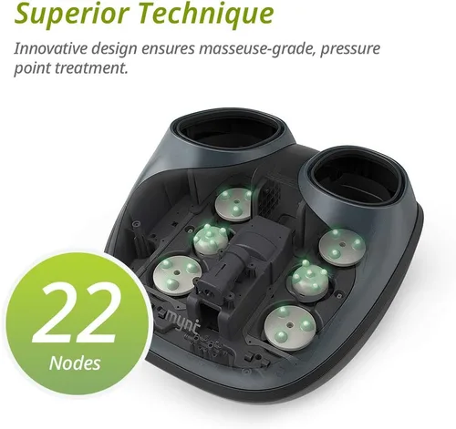 Miniatura 4 de Mynt Tapping Masajeador de pie - Terapia de pie 3D absorbente para tobillo, talón, arco y dedos Ajustes personalizados, construcción duradera.