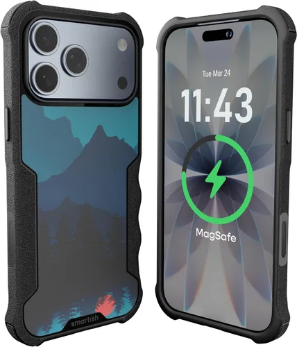 Miniatura 19 de Smartish Funda para iPhone 12 Pro Max Armor - Gripzilla [resistente + protectora] Funda de agarre delgada y resistente - Black Tie Affair