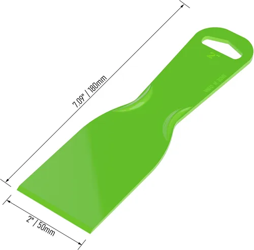 Miniatura 2 de Cuchillo de masilla de plástico, 3 piezas de herramienta raspadora de 2 pulgadas, cuchillos flexibles para paneles de yeso, calcomanías, papel