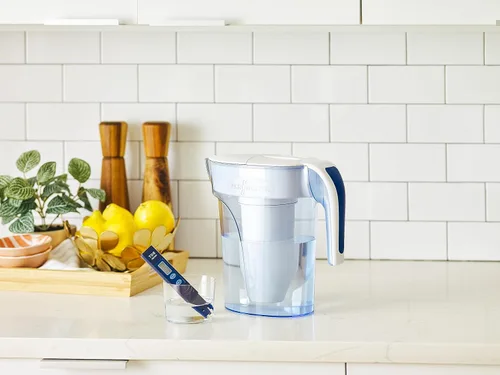 Miniatura 8 de ZeroWater Jarra de filtro de agua de 5 etapas de 7 tazas 0 TDS para un mejor sabor al agua del grifo, certificado IAPMO para reducir plomo, cromo