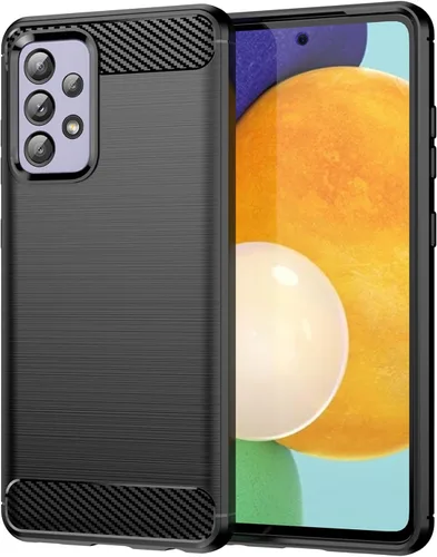 Miniatura 72 de Funda EUAGVQY para Samsung A70 Galaxy A70, Funda de Fibra de Carbono de TPU Blanda Antideslizante Duradera y Ligera, Funda Protectora para Samsung