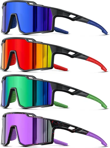 Miniatura 10 de Gafas de sol deportivas polarizadas para hombre, ciclismo, conducción, pesca, protección UV, ligeras, marco grande, gafas de bicicleta de montaña