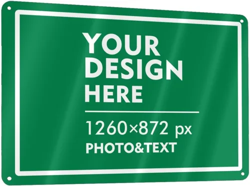 Miniatura 23 de Letreros personalizados de metal para exteriores, 16 x 4, de aluminio, a prueba de óxido, intersección de peligro de entrada, estacionamiento