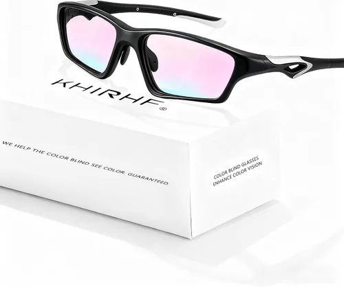 Lentes daltónicos para hombres, lentes ultra claras de alta definición, lentes de corrección de daltónico rojo-verde, anteojos correctores de color