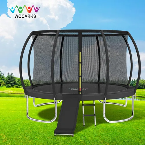 Miniatura 3 de Almohadilla para Trampolín, 10ft 12ft 14ft 15ft 16ft Almohadilla de Seguridad de Repuesto para Trampolín, Impermeable y Resistente al Desgarro Negro