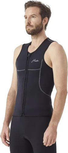Miniatura 7 de Hevto - Traje de neopreno para hombre, 3/2 mm, chaqueta para surf, natación, cremallera frontal, para deportes acuáticos