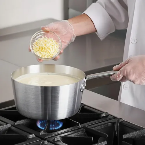 Miniatura 2 de TrueCraftware -Cacerola de 5-1/2 cuartos de galón con acabado de espejo de aluminio– Sartén de cocina Olla multiusos de uso cacerola utensilios
