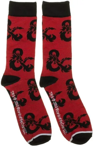 Miniatura 2 de Bioworld Dungeons and Dragons Crew Socks for Men