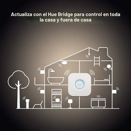 Miniatura 8 de Philips Hue Bombilla LED inteligente en forma de vela B39 de 40 W, luz blanca cálida suave, paquete de 2, 450 lúmenes, E12, interior, control