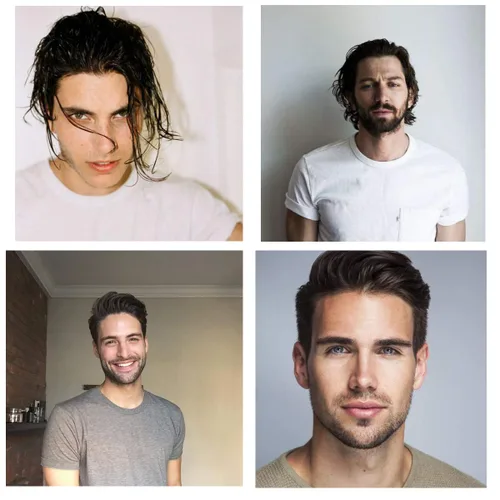 Miniatura 7 de Tupé de cabello humano para hombre, encaje francés con 1.5 pulgadas de poliuretano transparente de 360 grados, 8 x 10 pulgadas, sistema de reemplazo