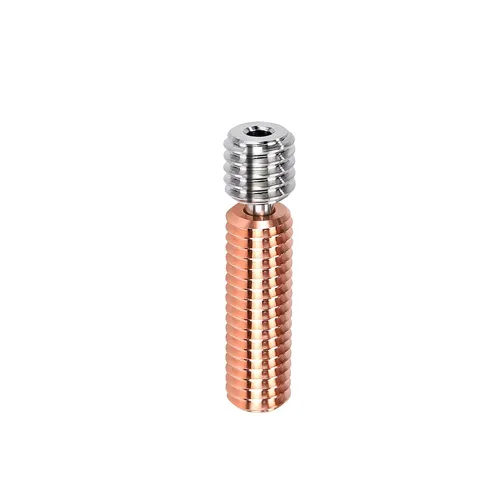 Miniatura 14 de Ender 3 - Boquilla bimetálica de titanio y cobre para garganta, corte de calor bimetálico, todo de metal suave de 0.069 pulgadas para impresora 3D