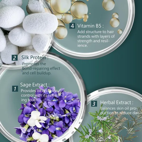 Miniatura 3 de SH-RD Semitratamiento purificador de salvia para cabello graso/cuero cabelludo Acondicionador equilibrante con extracto de salvia clarificante