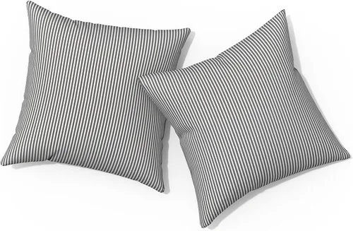 Miniatura 72 de Cojines para exteriores para muebles de patio de 16x16 pulgadas, cojines cuadrados para exteriores con relleno, cojines decorativos para patio
