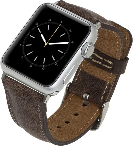 Miniatura 17 de Tuscany - Correa de reloj de cuero prémium para Apple Watch Series 11, 10, 1.654 in, Series 9, 8, 7, 6, 5, 4, 3 y SE 3/2/1 de 1.614 pulgadas, 1.575