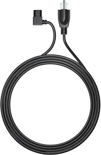 Miniatura 3 de Cable extra largo de 3 clavijas para TV Amp CA para Vizio Samsung, Toshiba, Sony, Panasonic, LG, Dell, Monitor, Xbox 360 Epson, ION Block Rocker