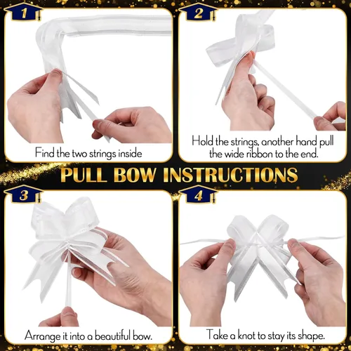 Miniatura 4 de Thenshop 44 Piezas Canasta para Regalos Canasta de Regalo Vacía a Granel Incluye 12 Bandejas de Cartón 12 Bolsas de Plástico y 20 Lazos Decorativos