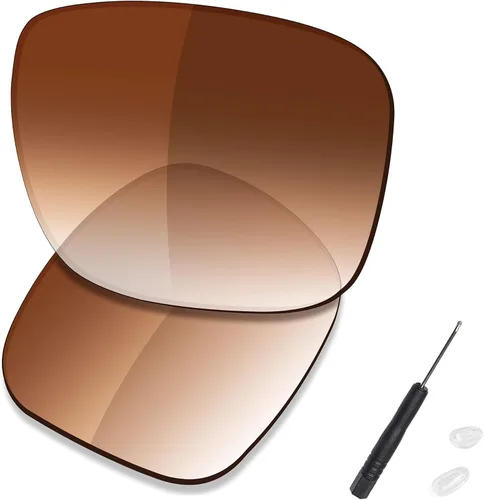 Miniatura 32 de SAUCER Premium Replacement Lenses & H20 Screwdriver & Nose Pieces for Oakley Holbrook Metal OO4123 UV400 Protection