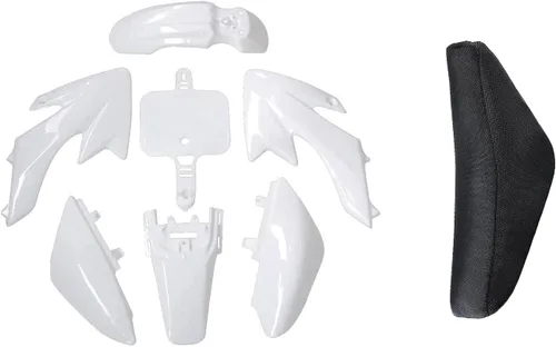 Miniatura 10 de Kit de carenado de cuerpo de plástico y asiento alto para CRF XR CRF50 XR50 50s 50cc 70cc 110cc 125cc Dirt Pit Bike (negro)