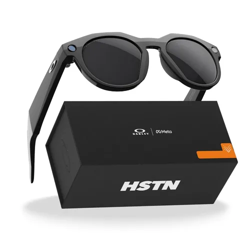 Miniatura 11 de Meta Oakley HSTN, Black Gafas inteligentes AI para hombres, mujeres — Cámara, audio, grabación de video — Lentes transparentes