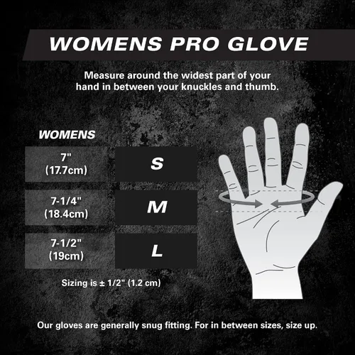 Miniatura 4 de Guantes Harbinger Pro para mujer con palma de cuero acolchada con ventilación para levantamiento de pesas, entrenamiento, fitness y entrenamientos